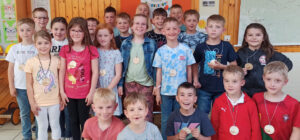 Unsere Schüler mit einer Silbermedaille.