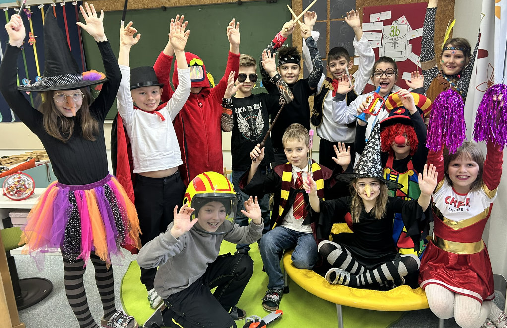 Lustiges Faschingstreiben